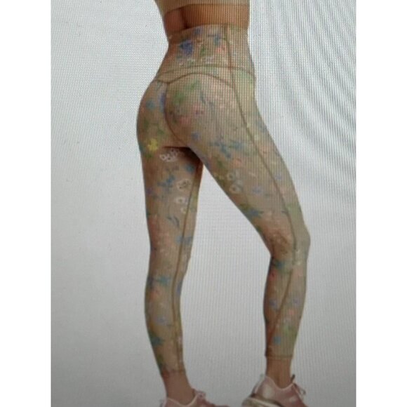 Fabletics Pureluxe Ultra High-Waisted Floral Print Leggings Medium - Picture 1 of 16